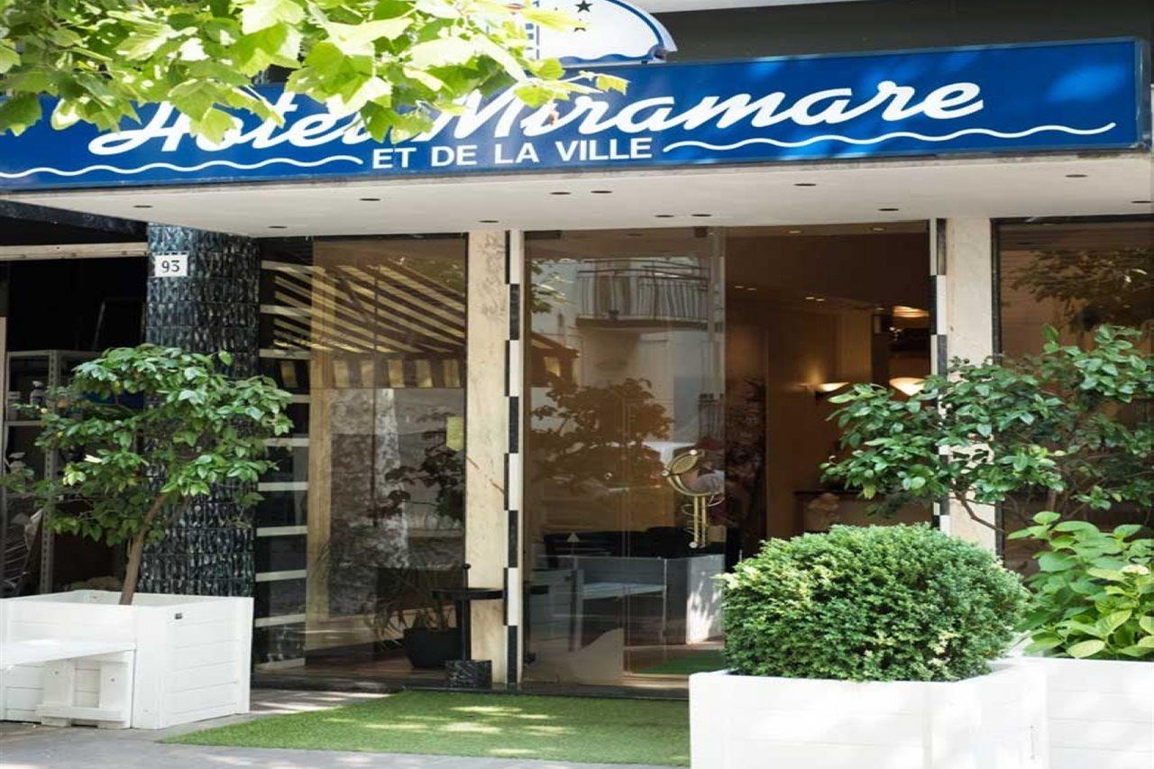Hotel Miramare Et De La Ville Rimini Kültér fotó