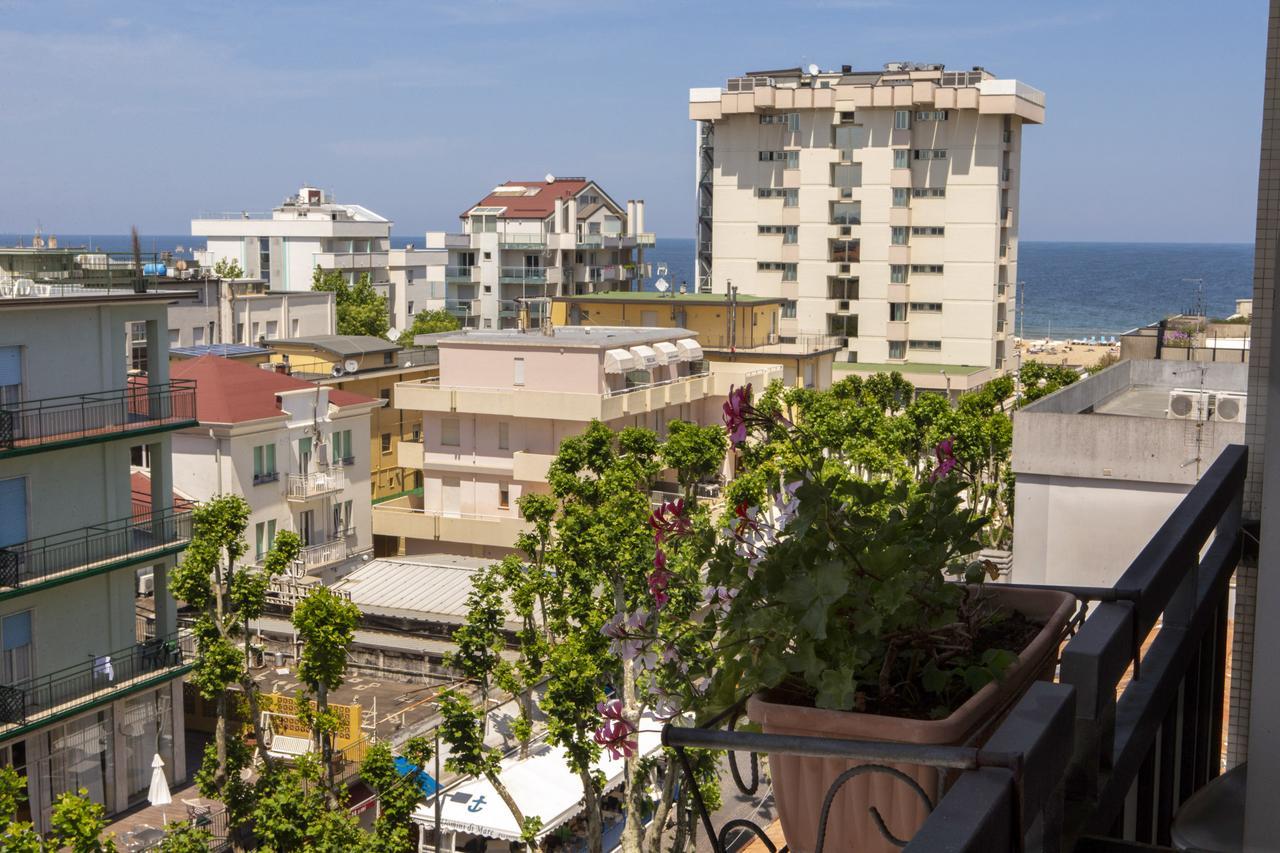 Hotel Miramare Et De La Ville Rimini Kültér fotó